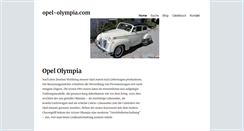 Desktop Screenshot of opel-olympia.com