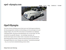 Tablet Screenshot of opel-olympia.com